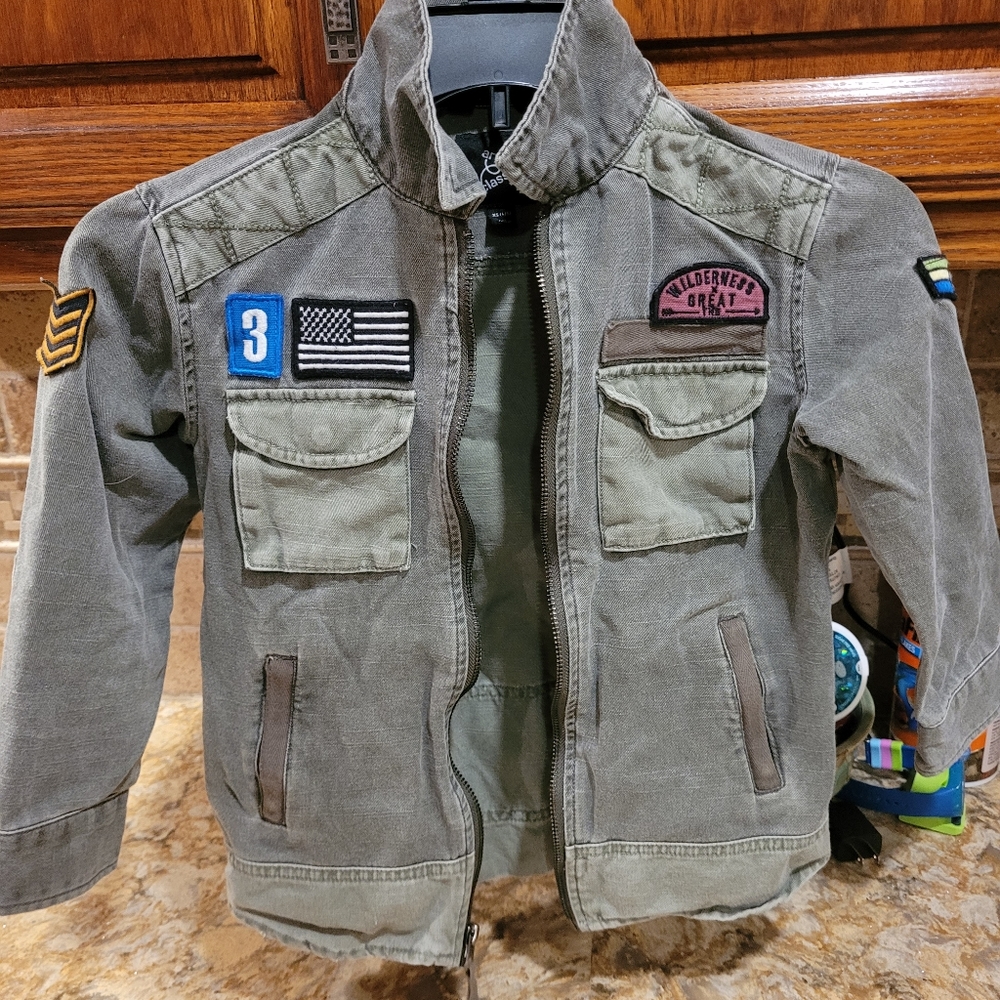 Boy's youth Jacket military bomber style Art Class XS 4/5
